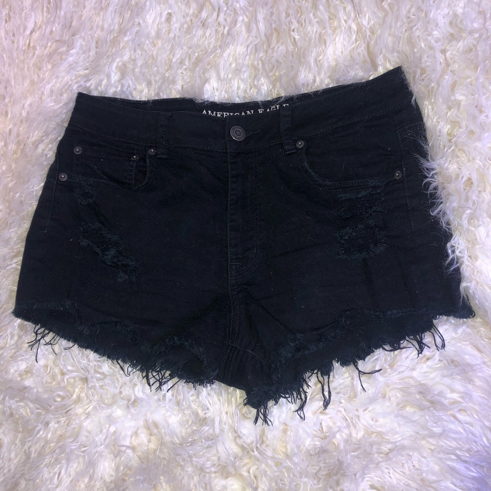 AE Festival High Rise Jean Shorts